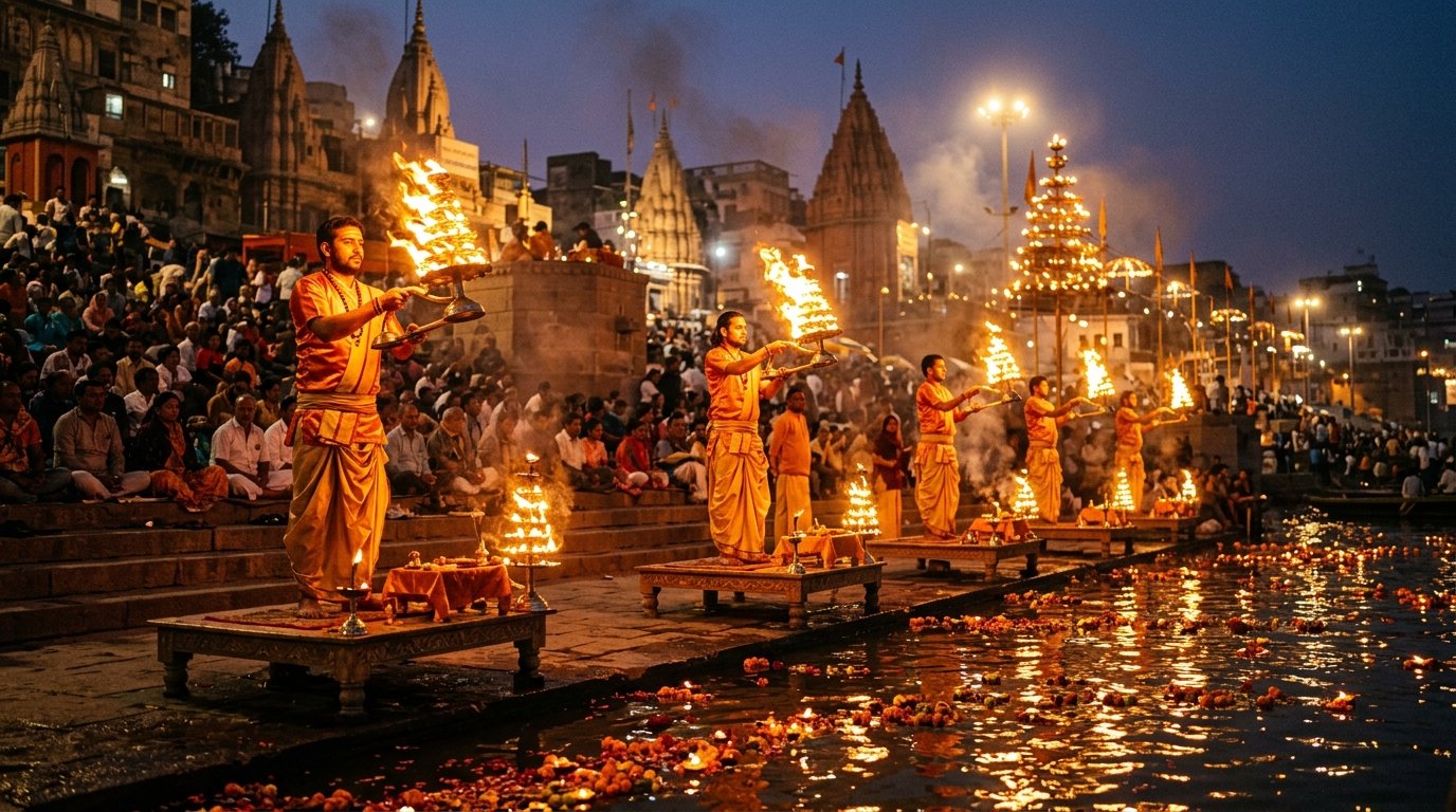 Varanasi Dashashwamedh Ganga Aarti