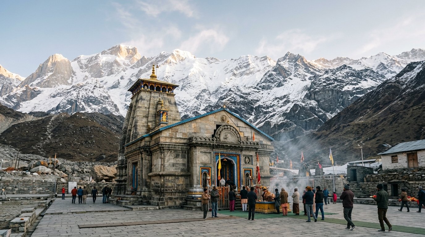 Kedarnath Holy Temple Himalayas